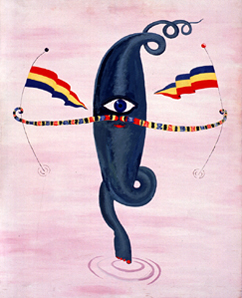 RAFAEL AGREDANO. Miss Marte, 1986. 92 x 73,4 x 1,8 cm. Acrlico sobre lienzo