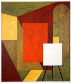 MANOLO QUEJIDO. Tabique VII, 1991. 200 x 233 cm. Acrílico sobre lienzo