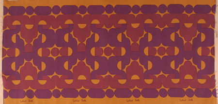 SOLEDAD SEVILLA. Sin ttulo, 1975. Serigrafia y tinta sobre tela. 81 x 166 cm