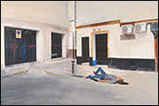 MP & MP ROSADO. I am a rain dog, 2003. 72,5 x 105 cm. Impresin digital y acrlico sobre papel. CAAC Collection